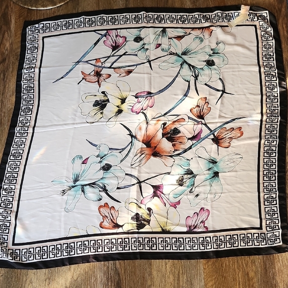 Chico's Accessories - Chico NWT Large Floral Patterned Silk Scarf